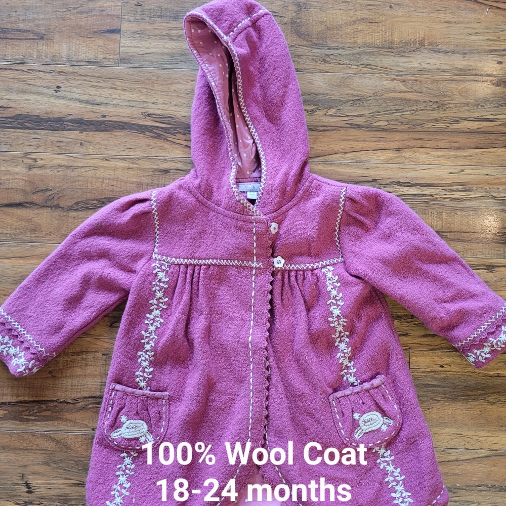 18- 24 month wool coat